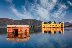 jali Mahal Wasser Palast. Jaipur, Rajasthan, Indien foto