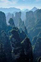 zhangjiajie Berge, China foto