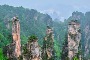 zhangjiajie Berge, China foto