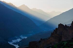 spiti Senke , Himachal Pradesch, Indien foto