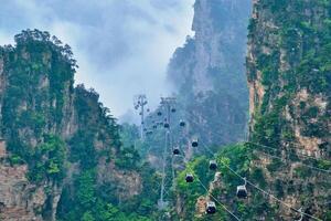 zhangjiajie Berge, China foto