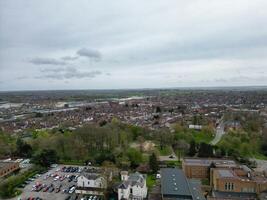 Antenne Aussicht von Rugby Stadt von England großartig Großbritannien. April 8., 2024 foto