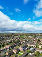 Antenne Aussicht von denham Grün Stadt, Dorf London, Uxbridge, England. vereinigt Königreich. April 3., 2024 foto