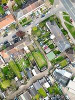 Antenne Aussicht von zentral aylesbury Stadt, Dorf von England vereinigt Königreich. April 1, 2024 foto