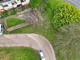 Antenne Aussicht von Wohn Nachlass beim Norden Luton Stadt von England Vereinigtes Königreich. März 19., 2024 foto