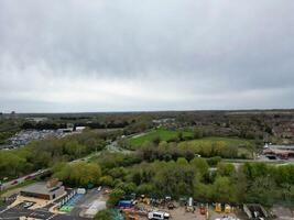 Antenne Aussicht von Rugby Stadt von England großartig Großbritannien. April 8., 2024 foto