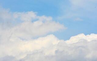 Hintergrund Foto von Wolken und klar Himmel