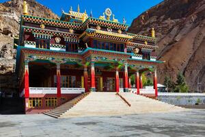 Buddhist Kloster im Kaza, spiti Senke foto