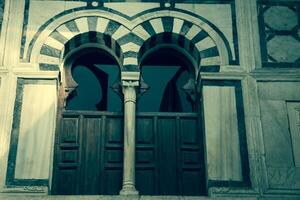 Fenster im traditionell Stil.Tunis foto