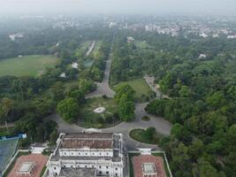 Drohne Aussicht von Öffentlichkeit Park auf 17.07.2023 im lahore Pakistan foto