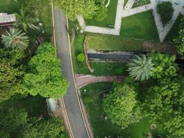 Drohne Aussicht von Öffentlichkeit Park auf 17.07.2023 im lahore Pakistan foto