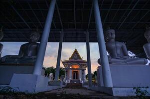 Watpapromyan buddhistischer Tempel Respekt, beruhigt den Geist. in thailand, provinz chachoengsao foto