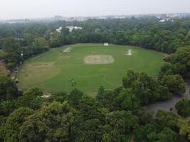 Antenne Aussicht von Grün Stadt auf 17.09.2023 im lahore Pakistan foto