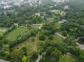 Antenne Aussicht von jinah Garten auf 17.07.2023 im lahore Pakistan. foto