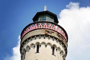 schön Leuchtturm im Lindau Bodensee, Deutschland foto