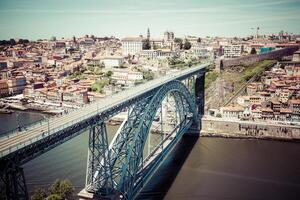 Brücke dom Ludwig, Porto, Portugal foto