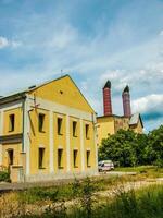 Nitra, Slowakei - - 14.06.2022 heineken Brauerei im nitra. Einzelheiten. foto