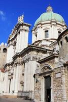 das Duomo Vecchio oder alt Dom, Brescia, Italien. brescia ist ein Stadt gelegen im Nord von Italien in der Nähe von das berühmt See Garda. foto