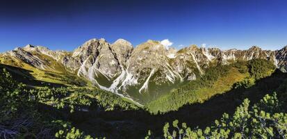 Berg Landschaft von das Stubai Alpen foto