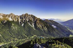 Berg Landschaft von das Stubai Alpen foto