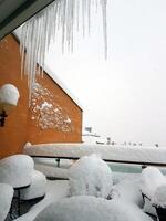 Winter auf das Stadtrand von Stockholm foto