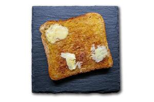 ein köstlich frisch Brot mit Kraut Sahne zum das Frühstück foto