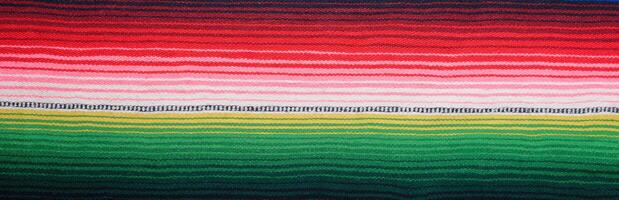 cinco de Mayo Hintergrund. serape, bunt Decke mit Streifen. Banner. foto