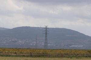 Landschaft in den Bergen im Norden Israels. foto