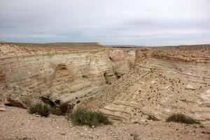 das negev ist ein Wüste im das Mitte Ost, gelegen im Israel und besetzend Über 60 von es ist Gebiet. foto