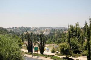 jerusalem Israel 08 20 2023. das Stadt von jerusalem ist das Hauptstadt von das Zustand von Israel. foto