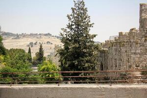 jerusalem Israel 08 20 2023. das Stadt von jerusalem ist das Hauptstadt von das Zustand von Israel. foto