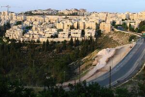 jerusalem Israel 08 20 2023. das Stadt von jerusalem ist das Hauptstadt von das Zustand von Israel. foto