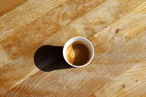 ein Tasse von heiß aromatisch Kaffee. Illustration . foto