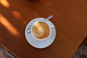 ein Tasse von heiß aromatisch Kaffee. Illustration . foto