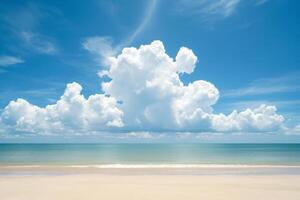 Foto schön tropisch leeren Strand Meer Ozean