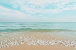 Foto leeren Meer und Strand Hintergrund