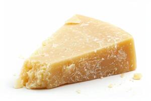 Gourmet Käse Scheibe isoliert auf Weiß Hintergrund foto
