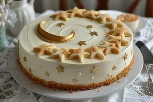 Ramadan Besondere Kuchen Fachmann Werbung Essen Fotografie foto