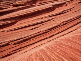 Hintergrund natürlich Schlucht mit steil rot Klippen foto