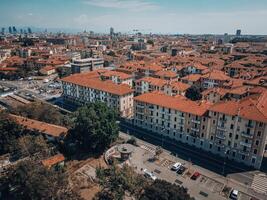 Antenne Aussicht Mailand, Italien, Lombardei durch Drohne foto