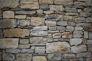 Textur von ein Stein Mauer. alt Stein Mauer Textur Hintergrund. Stein Mauer wie ein Hintergrund oder Textur foto