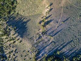 Colorado zurück Land Straße foto