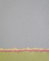 abstrakt Papier Landschaft im grau und Grün Pastell- Töne - - Sammlung von handgemacht Lappen Papiere foto