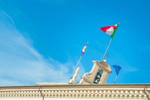 Detail des Palazzo del Quirinale in Rom foto