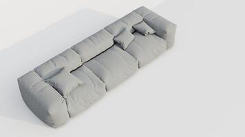 3d Rendern von ein modern Sofa foto