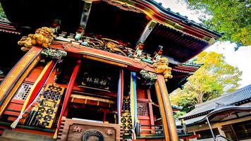 kulturell Eigentum Schrein.oji Inari Schrein, ein Schrein im kishicho, Kita Station, Tokio, Japan. während das kohei Jahr foto
