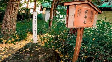 Schimane Washi Schrein ist gelegen im Shimane, adachi Station, Tokio, Japan. diese Bereich ist genannt zu Sein ein uralt Bucht wo das Götter gelandet auf Boote foto