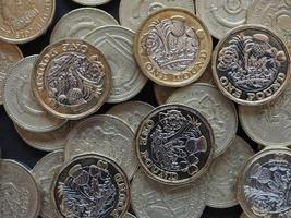 1-Pfund-Münze, Großbritannien foto