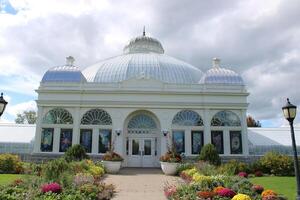 Büffel Neu York botanisch Gardens Gebäude Oktober 17 .. 2022 foto