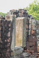 phimai Stein Schloss uralt beim historisch Park, phimai Bezirk, Nakhon Ratchasima foto